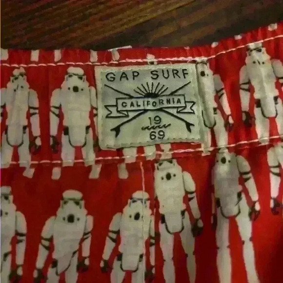 Star Wars Swim Trunks Boys Size Medium The Clone War Swimsuit Shorts Swimwear - Picture 6 of 6